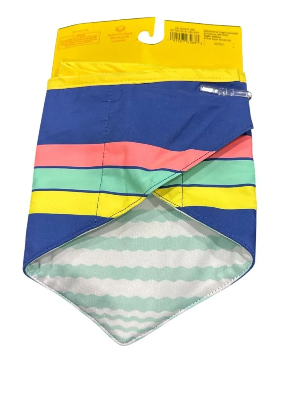 Reversible Cooling Pet Bandana Summer Vibes Design One Size By Sun Squad